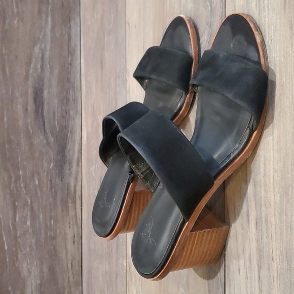 Joie Womens Banner Nubuck Mule leather sandals shoes sz 6 - Picture 2 of 14